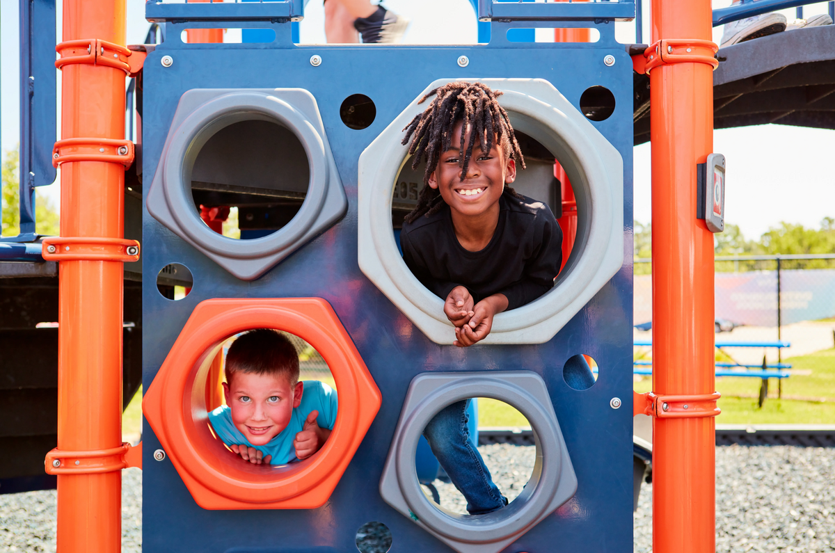 boys on playground